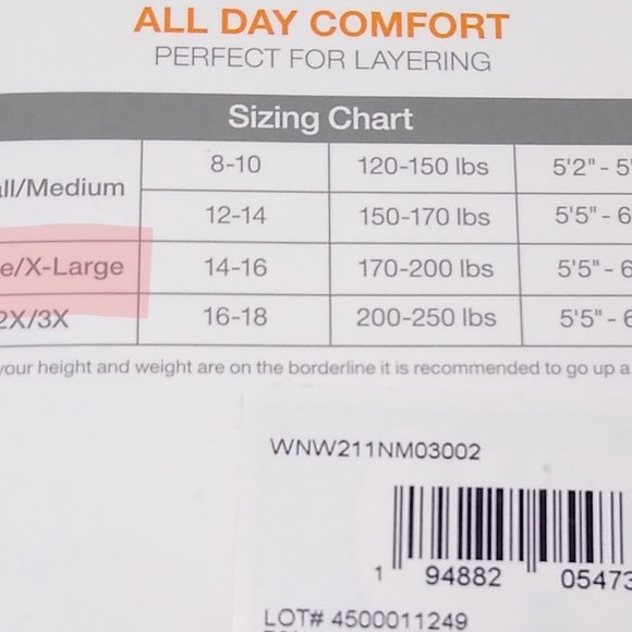 Warner's Blissful Benefits No Muffin Top Textured Leggings L/XL SMOOTH SHAPE Blk - Picture 8 of 9